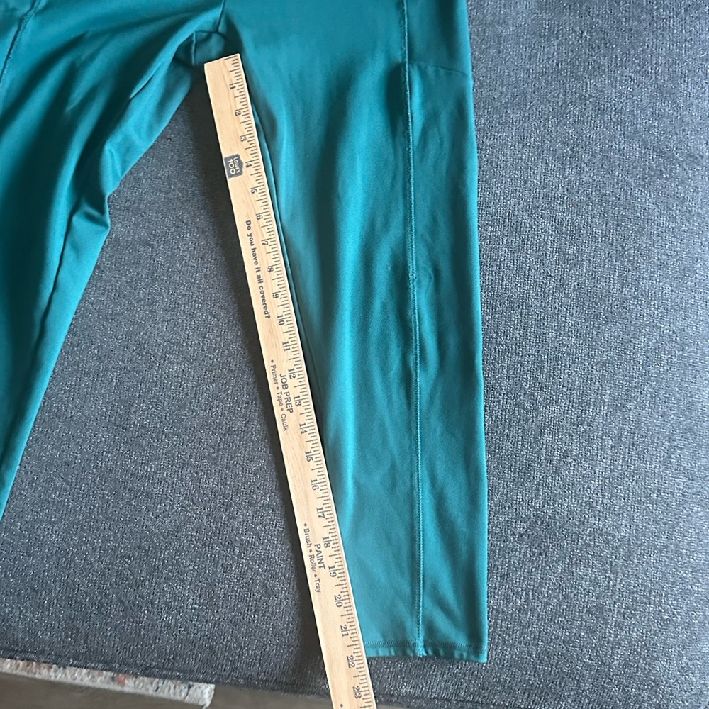 Balance Collection Teal Leggings Side Pockets XL - Picture 6 of 8